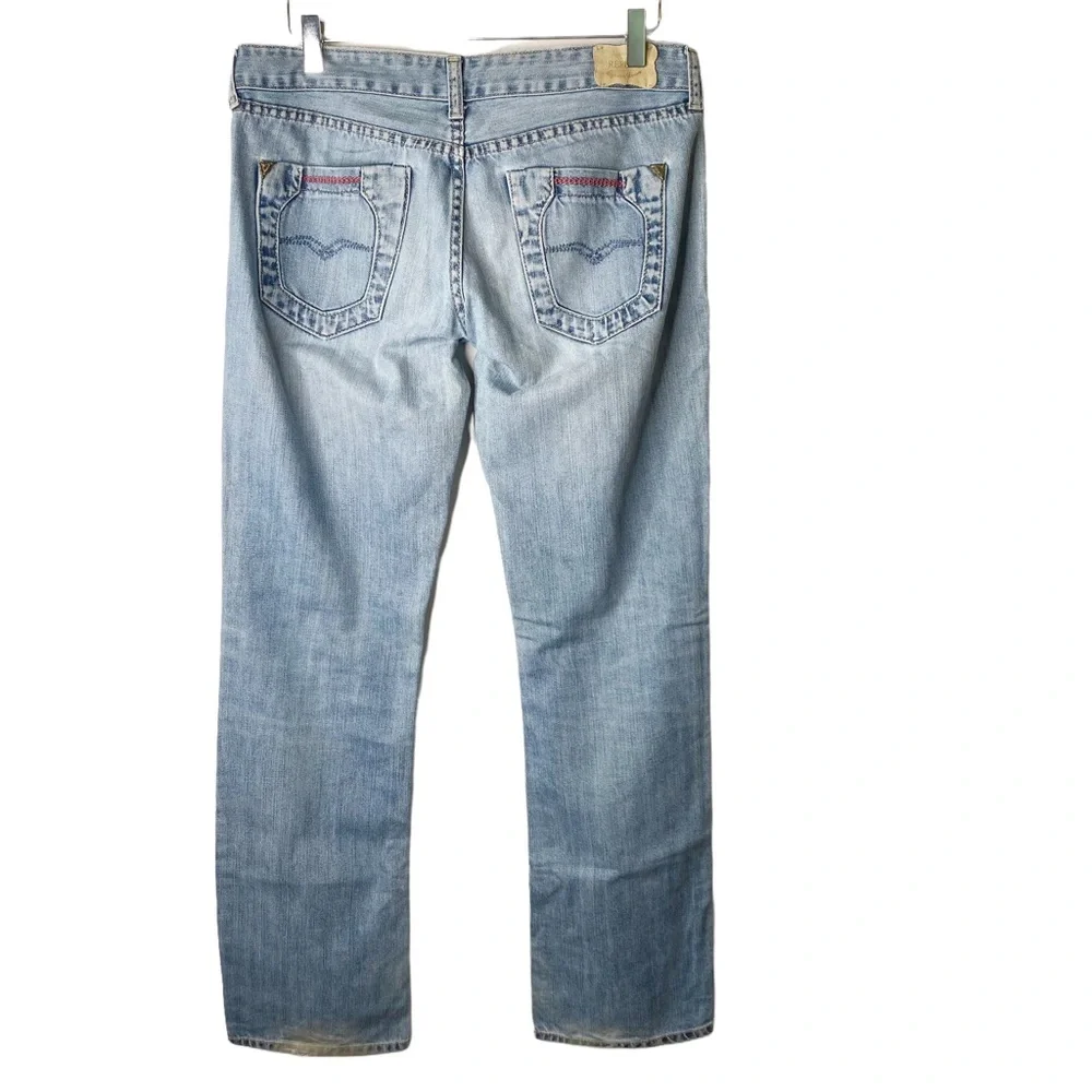 Mens Supreme Denim Low Rise Y2K Flare Jeans Size 32/M